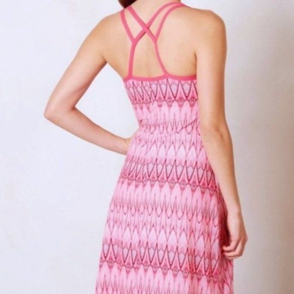 PrAna Cora Dress In Azalea Feather Size Small - Picture 2 of 6